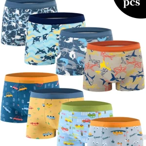 Boys Athletic Boxer Briefs 8-Pack, Quick-Dry Comfort