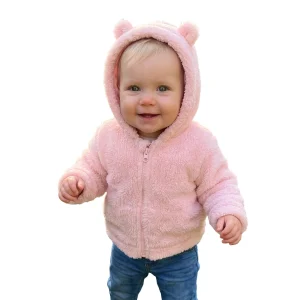 Hood Fleece Jacket With Warm-Winter Toddler Girl