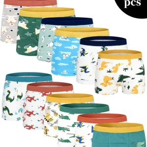 Boys Cotton 12-Pack Briefs, Non-Roll Waistband