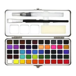 50/90-Color Solid Pigment Watercolor Paint Set